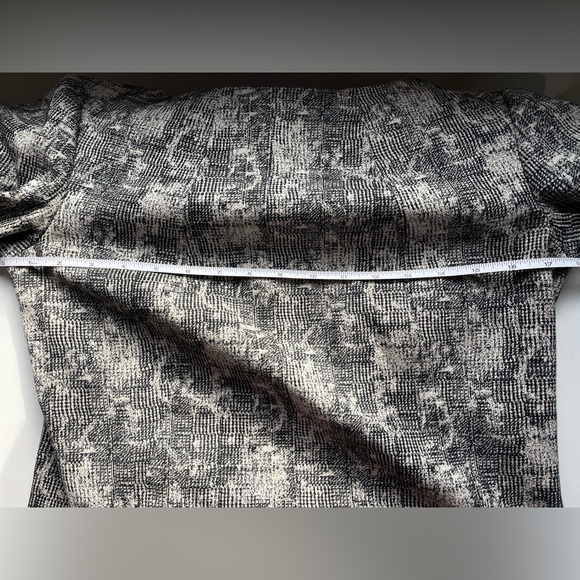 MM Lafleur sz 10 The Etsuko Dress Crackle Pattern Pockets workwear Office - Picture 12 of 13